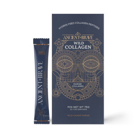 Wild Collagen – Colagen Marin 15 x 5 gr (15 plicuri),  Ancient and Brave
