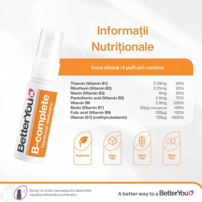 B Complete Oral Spray (25 ml), BetterYou