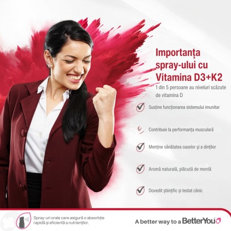 D3000+K2 Oral Spray (12 ml), BetterYou
