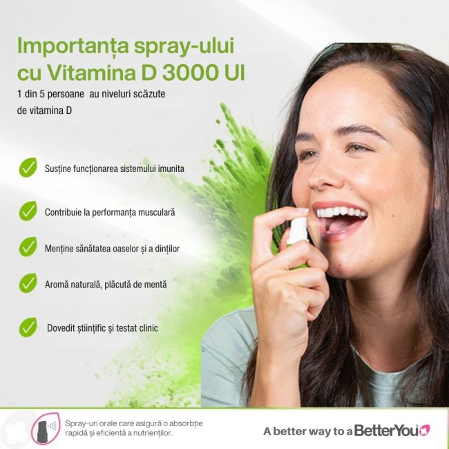 D3000 Vitamin D Oral Spray (15 ml), BetterYou