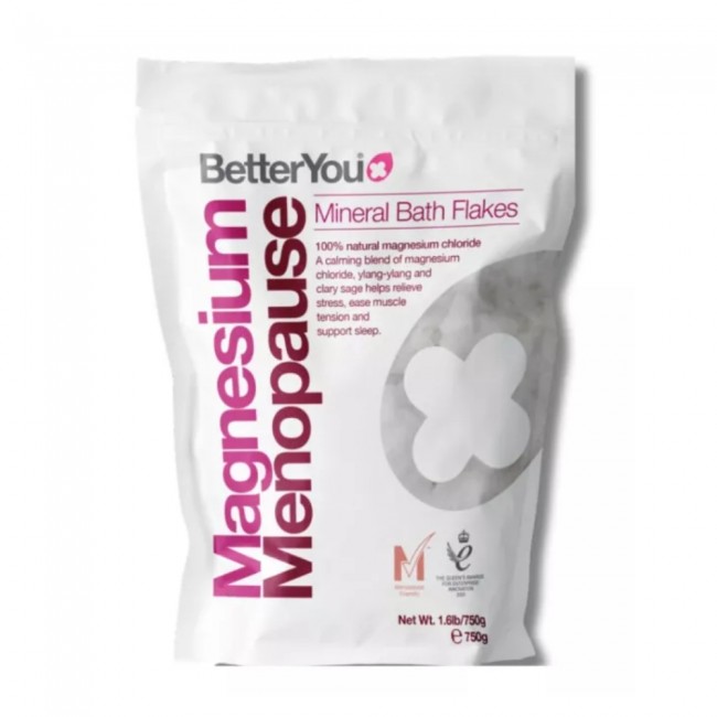 Fulgi de baie cu magneziu pentru menopauza (750 grame), BetterYou