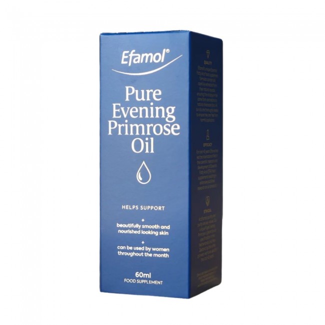 Pure Evening Primrose Oil 1000 mg  ( 60 ml), Efamol