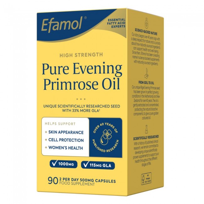Pure Evening Primrose Oil 500 mg ( 90 capsule), Efamol