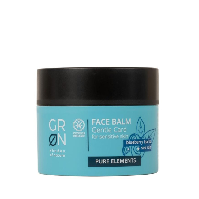 Balsam de fata sensitive Bio Organic Pure Elements cu sare de mare si frunze de afin (50ml), GRN Shades of Nature