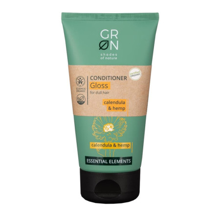 Balsam pentru stralucire Bio Organic Essential Elements cu canepa si galbenele (150ml), GRN Shades of Nature