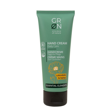 Crema de maini Bio Organica Essential Elements cu canepa si galbenele (75ml), GRN Shades of Nature