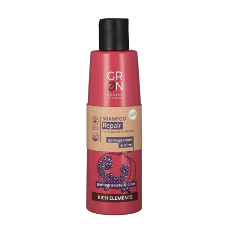 Sampon reparator Bio Organic Rich Elements cu masline si rodie (250ml), GRN Shades of Nature