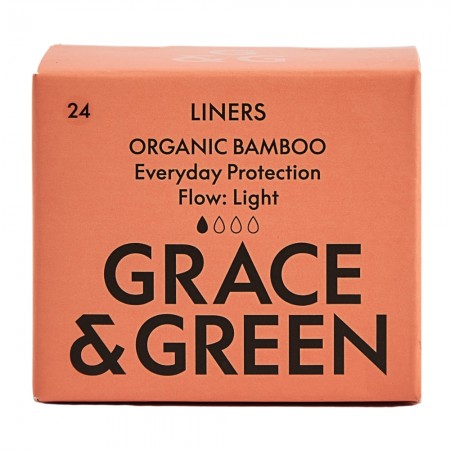 Panty liners din bambus organic (24 buc), Grace and Green