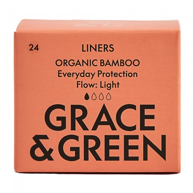 Panty liners din bambus organic (24 buc), Grace and Green