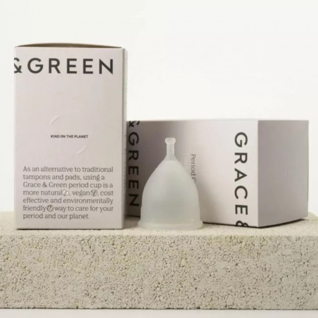 Cupa menstruala marime B translucida, Grace and Green