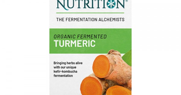 Tumeric 600 Organic Fermented Turmeric 600 mg Full Spectrum (60 capsule), Living ...
