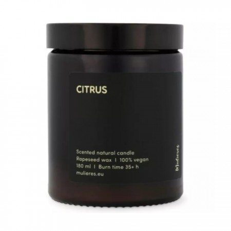 Lumanare naturala Citrus (180ml), Mulieres