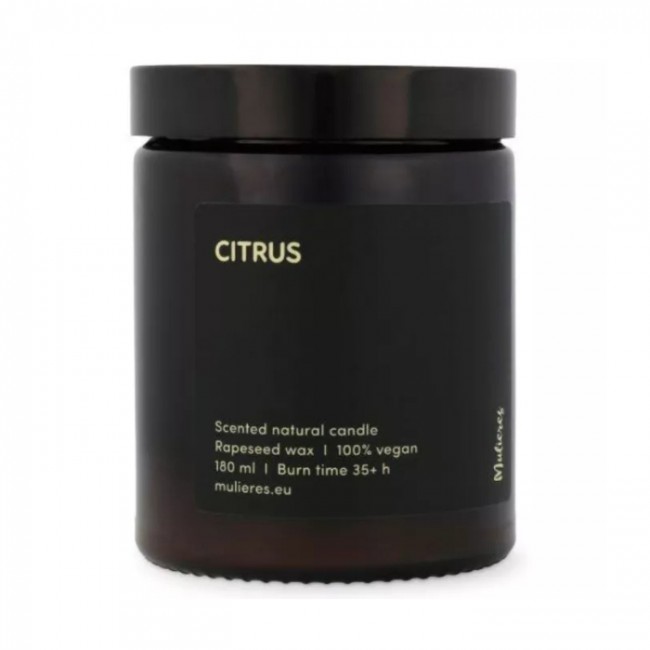 Lumanare naturala Citrus (180ml), Mulieres