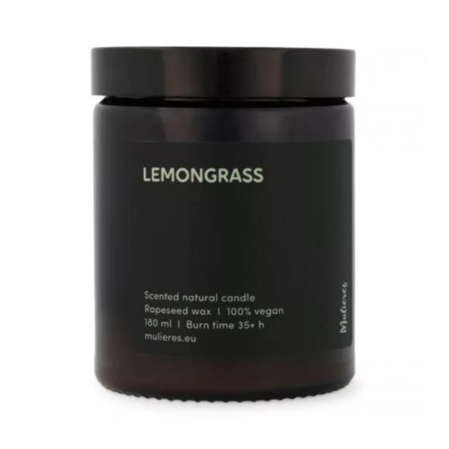 Lumanare naturala Lemongrass (180ml), Mulieres