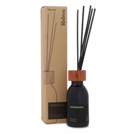 Difuzor natural cu betisoare din trestie Lemongrass (100ml), Mulieres