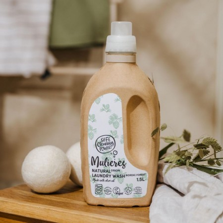 Detergent pentru rufe cu 99% ingrediente naturale Nordic Forest (1.5L), Mulieres