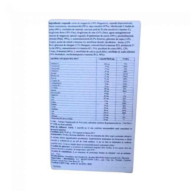 Multi+ Multivitamine, Minerale și PQQ (120 capsule), Neutrient