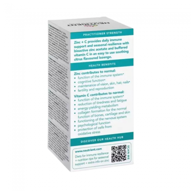Zinc plus Vitamina C (60 comprimate masticabile), Neutrient