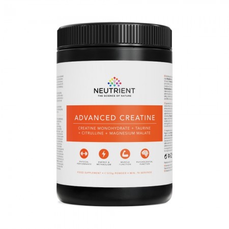 Advanced Creatine M+Taurine+Citrulline+Magnesium (524g), Neutrient