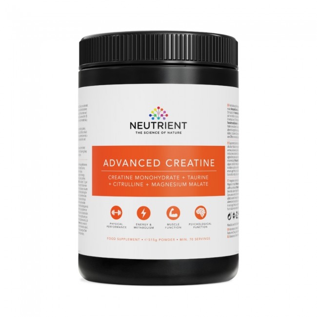 Advanced Creatine M+Taurine+Citrulline+Magnesium (524g), Neutrient