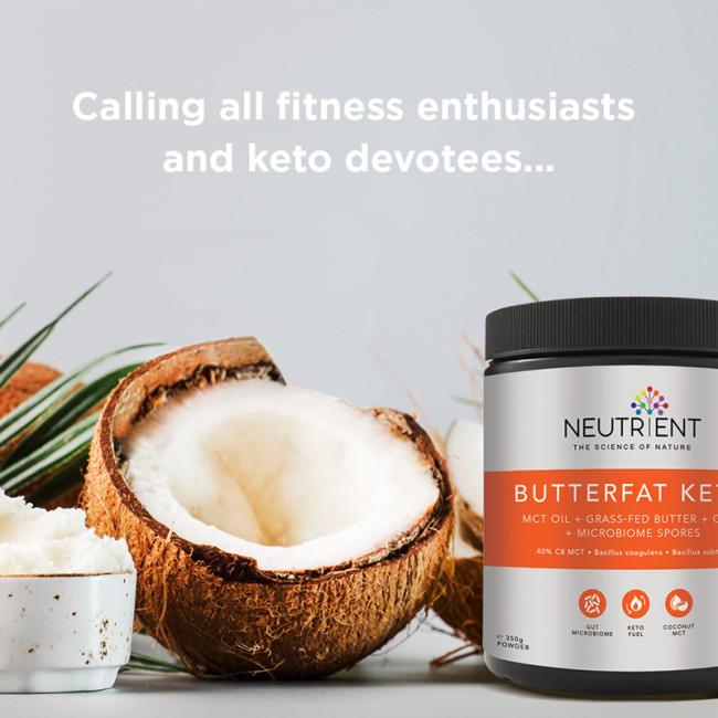 Butterfat Keto MCT Powder (350 grame), Neutrient
