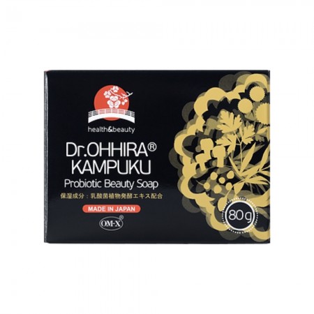 Dr.Ohhira® Sapun de fata Kampuku cu probiotice OM-X®, 80 g