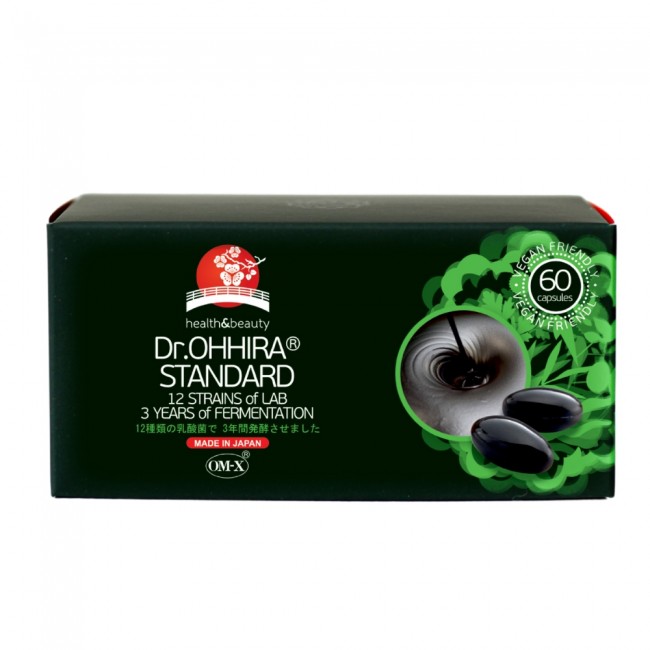 Dr.Ohhira® Standard probiotice fermentate 3 ani cu OM-X®, 60 capsule